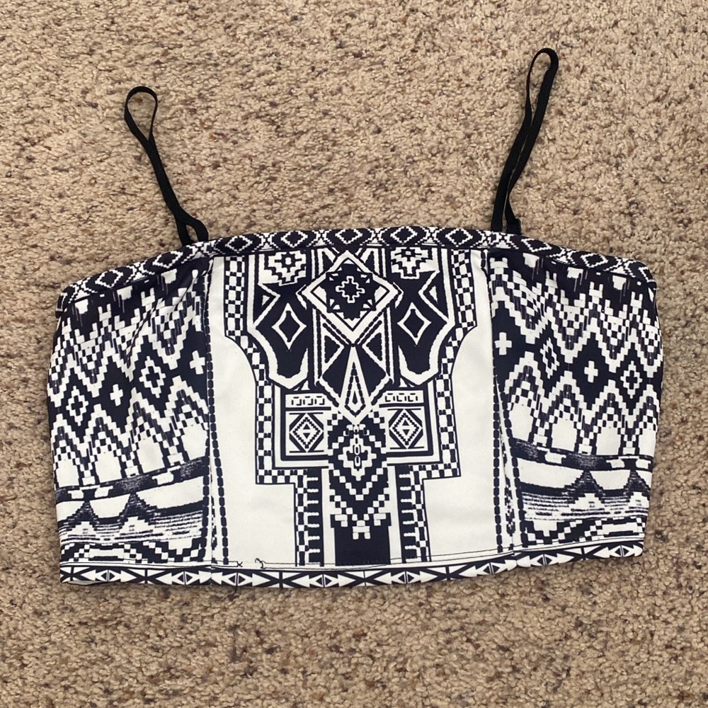 Aztec crop top
